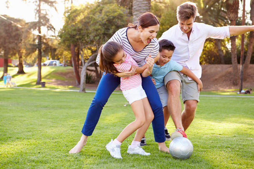 Mother son wacky olympics